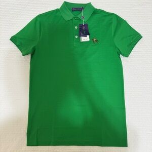 Ralph Lauren Purple Label Vibrant Green Polo Shirt